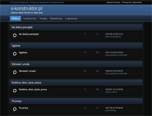Tablet Screenshot of e-konstruktor.pl